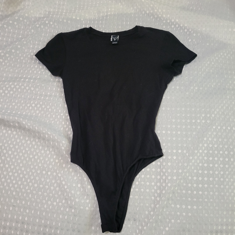 Black Tshirt Bodysuit
